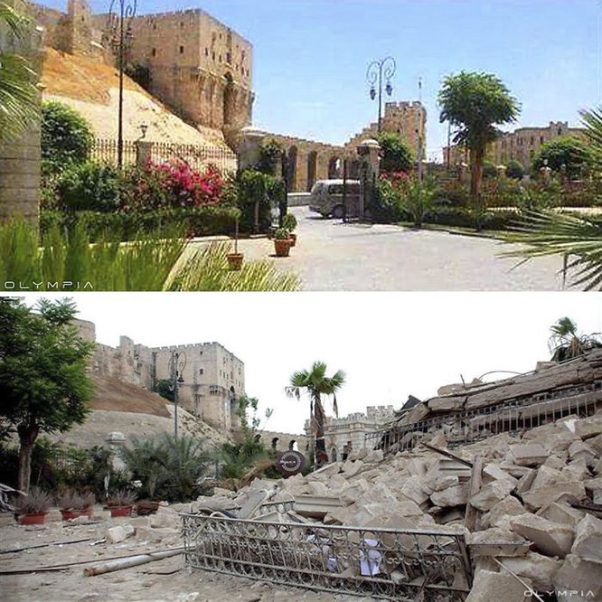 Thành phố Aleppo tan hoang đau thương trong chiến tranh ảnh 9
