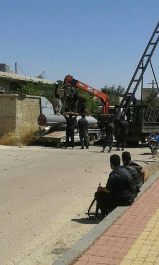 Jabhet Al-Nusra phóng tên lửa hạng nặng vào thành phố Ba'ath tỉnh Quneitra ảnh 1
