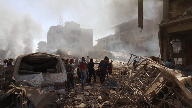Đánh bom khủng bố man rợ ở Qamishli, 44 người thiệt mạng ảnh 4