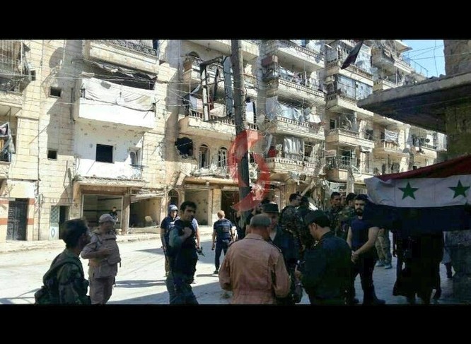 75 gia đình ở khu vực vây hãm đã ra được vùng giải phóng ở Aleppo ảnh 7