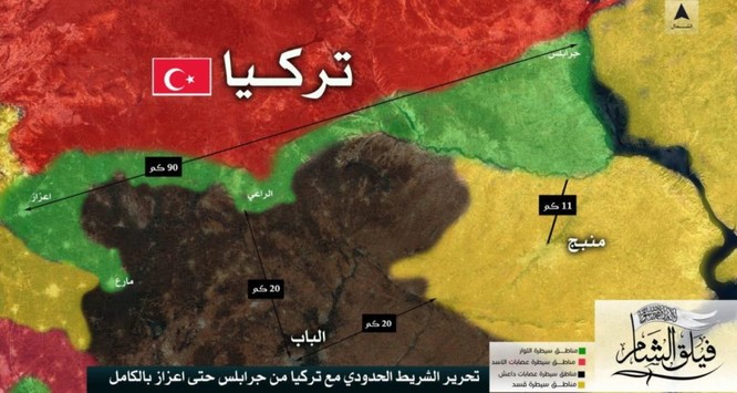 Ngày 12 quân Thổ ở Syria, quét sạch IS trên đường biên giới ảnh 1