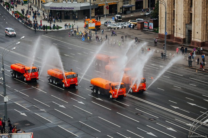 Lễ diễu hành đoàn xe dịch vụ công thành phố Moscow (ảnh + video) ảnh 21