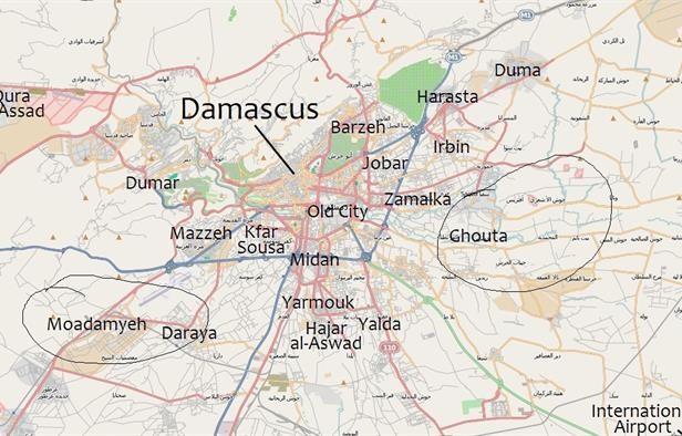 Video chiến sự: Quân đội Syria ồ ạt tấn công chảo lửa ven Damascus ảnh 1