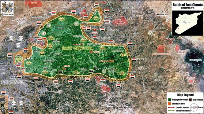Quân đội Syria đập tan tuyến phòng thủ, chiếm thị trấn then chốt của phiến quân ảnh 1