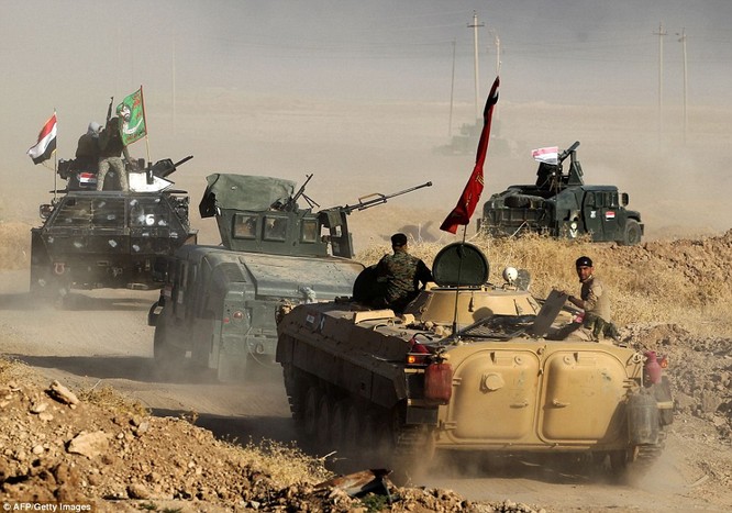 Iraq tổng tấn công giành thành trì Mosul từ tay IS (video) ảnh 5