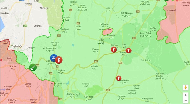Không quân Nga và Syria giáng sấm sét dữ dội vào phiến quân ở Idlib ảnh 1