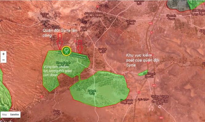 Quân đội Syria đột phá tuyến phòng thủ phiến quân ảnh 1