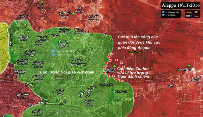 Quân đội Syria tốc chiến chiếm cao điểm then chốt khống chế đông Aleppo ảnh 1