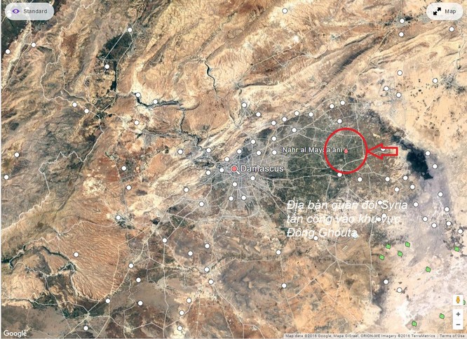 Quân đội Syria tiến hành cuộc tấn công vào khu vực Đông Ghouta ảnh 1