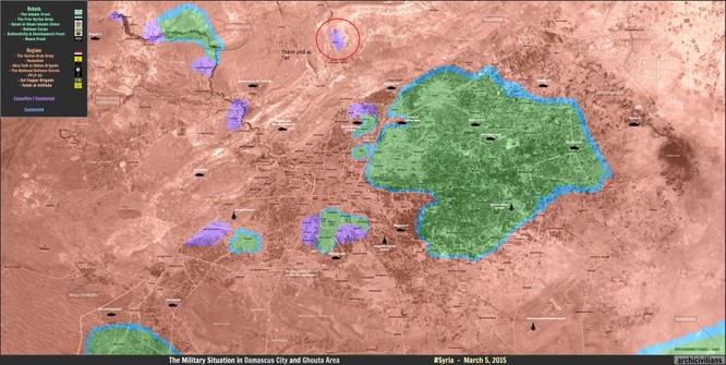 Quân đội Syria tấn công ép phiến quân đầu hàng ở Damascus ảnh 1