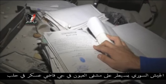 Chiến sự Aleppo: Phiến quân biến bệnh viện thành sở chỉ huy, kho vũ khí và nhà tù (video) ảnh 10