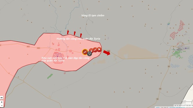 Quân đội Syria mở rộng tấn công trên sa mạc thành cổ Palmyra ảnh 1