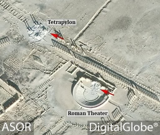 Kinh hoàng IS phá hủy nhà hát La Mã cổ đại ở Palmyra ảnh 1