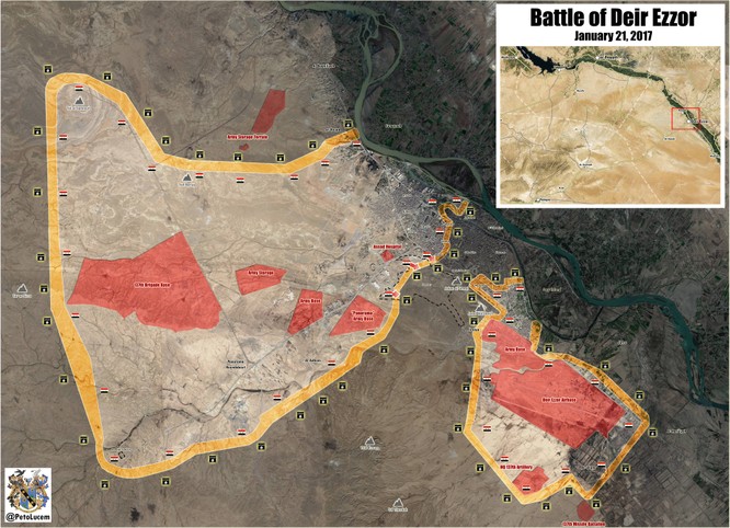 Chảo lửa Deir Ezzor: Quân đội Syria tiêu diệt 500 tay súng IS (video) ảnh 1