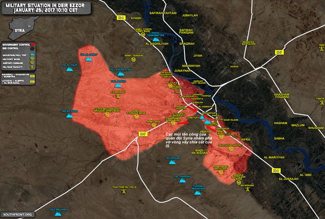 Trận chiến Deir Ezzor: Quân đội Syria ác chiến phá vây IS ảnh 1
