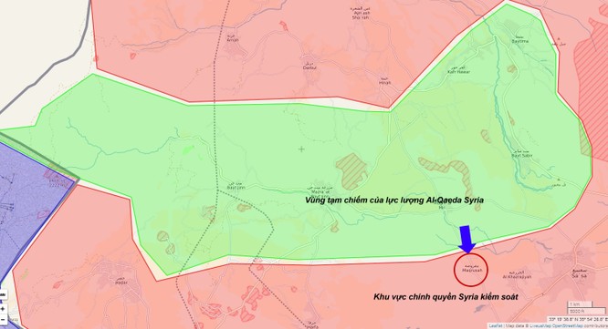Khu vực chiến sự trên cao nguyên Golan, quân đội Syria bẻ gãy cuộc tấn công vào thị trấn