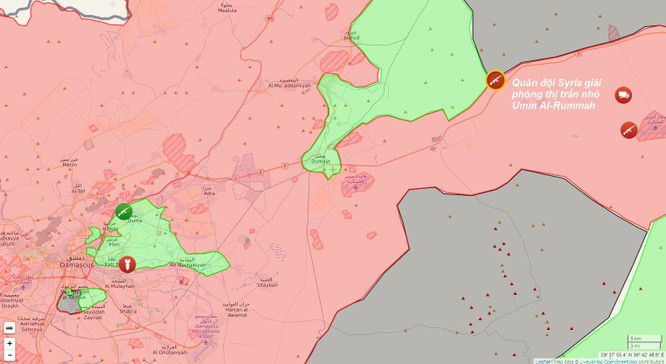 Quân đội Syria đánh bật IS, chiếm thị trấn ngoại ô Damascus ảnh 1