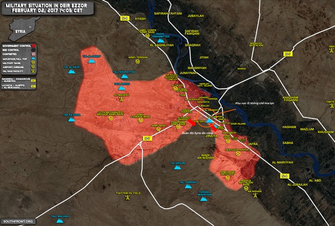 Chảo lửa Deir Ezzor: Quân đội Syria cơ bản phá vỡ vòng vây IS ảnh 1