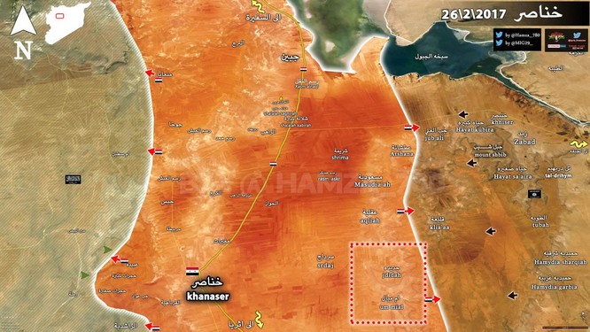 Quân đội Syria ào ạt tấn công IS tại đông nam Aleppo ảnh 1