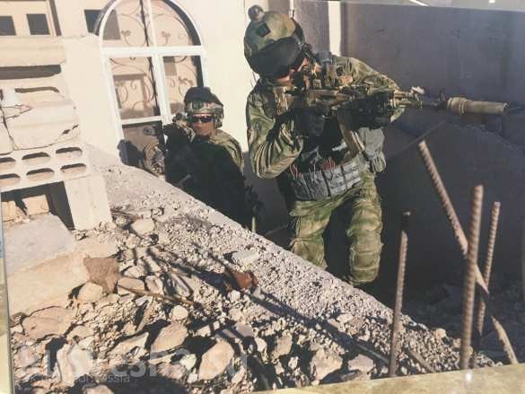 Chiến sự Syria: Đặc nhiệm Nga lộ diện trên chiến trường (video) ảnh 5