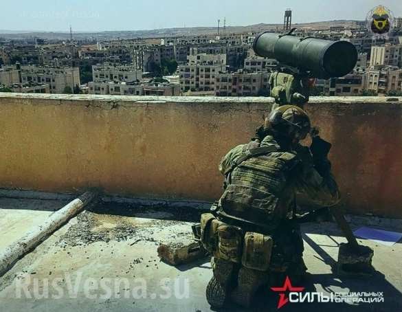Chiến sự Syria: Đặc nhiệm Nga lộ diện trên chiến trường (video) ảnh 12