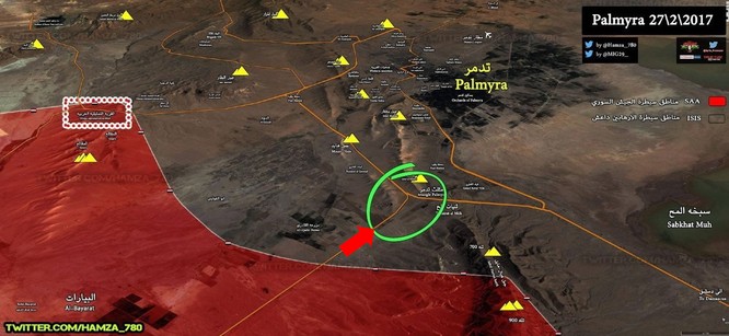 Quân đội Syria đánh chiếm ngã ba Tam giác Palmyra, chuẩn bị giải phóng thành phố ảnh 1