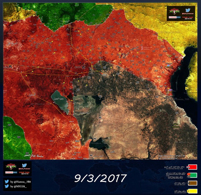 Quân đội Syria đột phá IS, tấn công sân bay chiến lược đông Aleppo ảnh 1