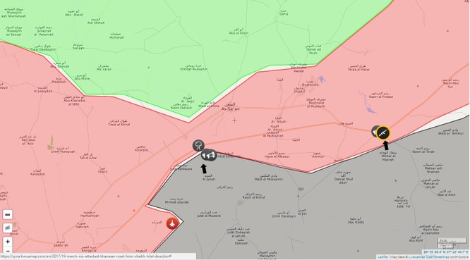 Quân đội Syria bất ngờ bị IS cắt đường tiếp vận đến Aleppo ảnh 1