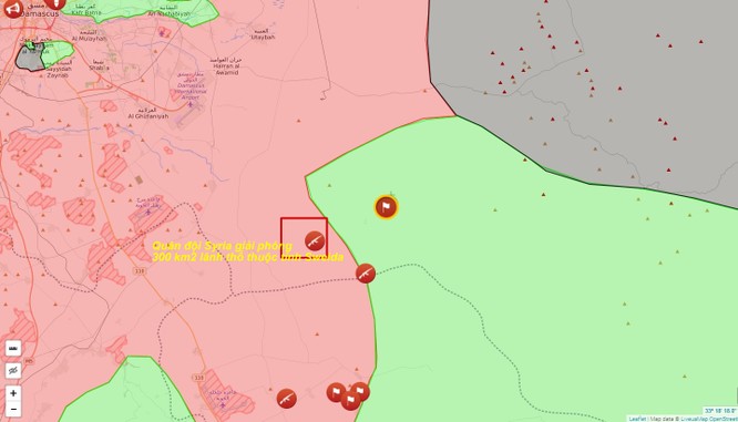 Chiến cuộc Syria: Quân Assad ồ ạt đè bẹp phiến quân, chiếm 300 km2 lãnh thổ trong 2 ngày ảnh 2