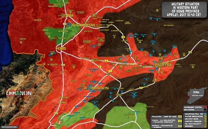 Quân đội Syria đánh dẹp IS tại ngoại vi Palmyra ảnh 1