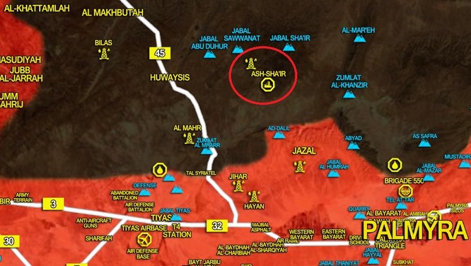 Quân đội Syria đánh bật IS, chiếm mỏ đốt chiến lược ở Palmyra (video) ảnh 1
