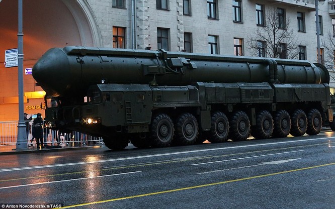 Xe tăng, tên lửa Nga tập dượt duyệt binh mừng Ngày chiến thắng ảnh 5