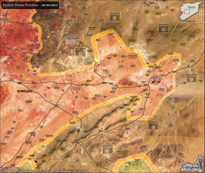 Quân đội Syria đánh tan IS, chiếm nhiều địa bàn phiến quân ở Homs ảnh 1