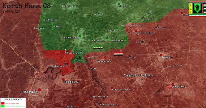 Quân đội Syria loại khỏi vòng chiến gần 100 phiến quân Hồi giáo tại Hama ảnh 1