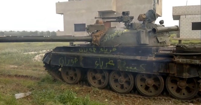 “Ông lão” T-55MV xông pha trên chiến trường Syria ảnh 7