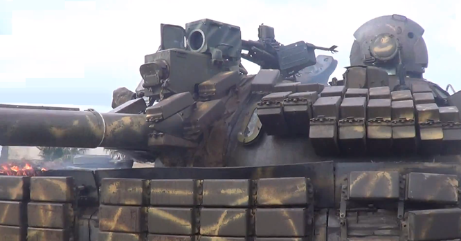 “Ông lão” T-55MV xông pha trên chiến trường Syria ảnh 10