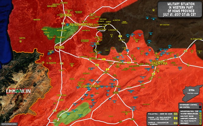 Quân đội Syria "ghìm đầu" cứ điểm IS, sắp tung đòn giải phóng sa mạc Palmyra ảnh 1