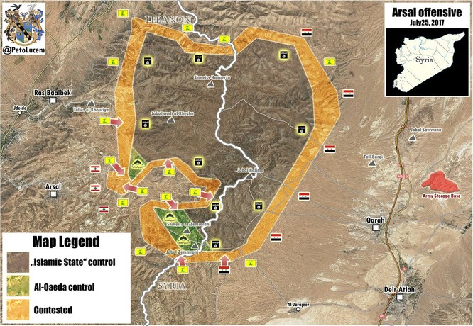 Syria điều không quân yểm trợ Hezbollah và quân đội Lebanon đánh dẹp thánh chiến ảnh 1