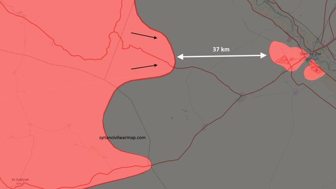 Quân đội Syria đánh bật IS, đoạt dãy núi chiến lược ở Deir Ezzor ảnh 1