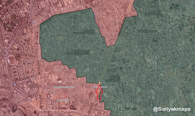 Quân đội Syria lại giáng đòn phe thánh chiến cố thủ ven Damascus (video) ảnh 1