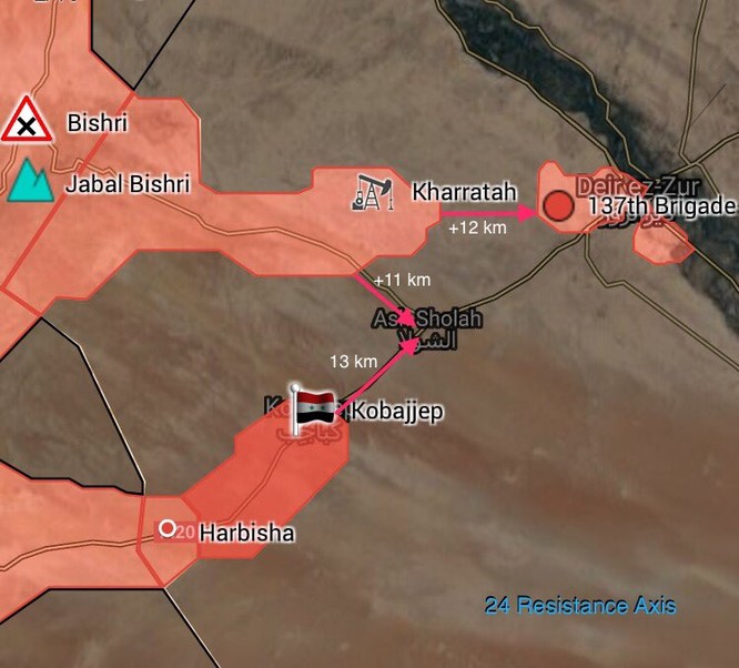 Nga trút hỏa lực dữ dội, “Hổ Syria” tung đòn đánh vào Deir Ezzor (video) ảnh 1