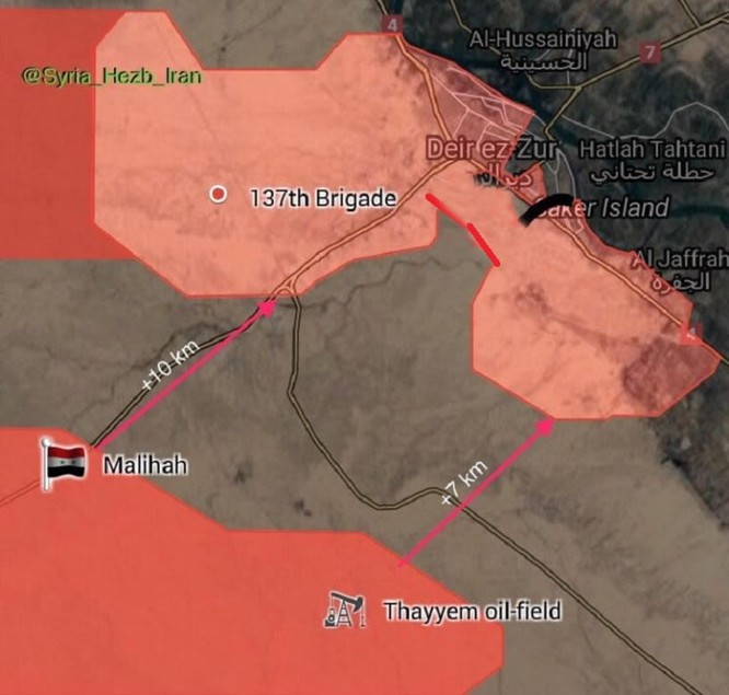 Nga trút sấm sét hỏa lực, “Hổ Syria” tấn công bao vây IS tại Deir Ezzor (video) ảnh 1