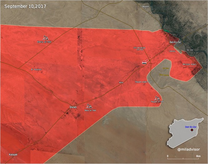 Chiến sự Syria: Quân Assad quét sạch IS, giải phóng cao tốc Sukhna-Deir Ezzor ảnh 1