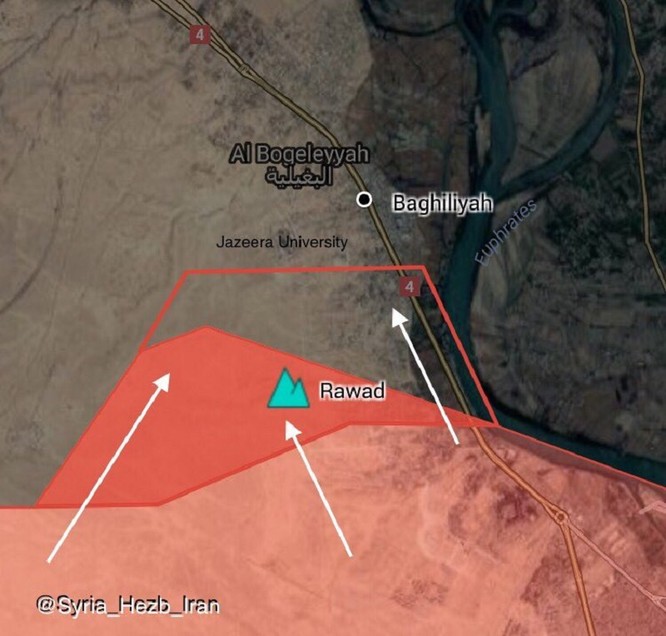 Quân đội Syria băng qua Euphrates đánh IS, người Kurd đua chiếm đất (video) ảnh 1