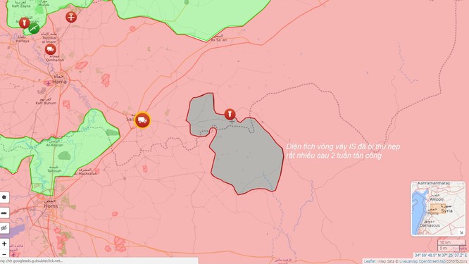 Quân đội Syria đè bẹp IS, đoạt loạt cứ địa phiến quân phía đông Hama (video) ảnh 1