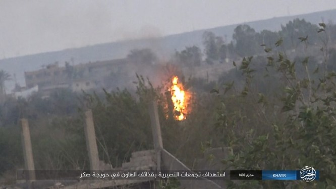 Quân Syria và IS tử chiến đẫm máu trên đảo lửa tại Deir Ezzor (video) ảnh 8