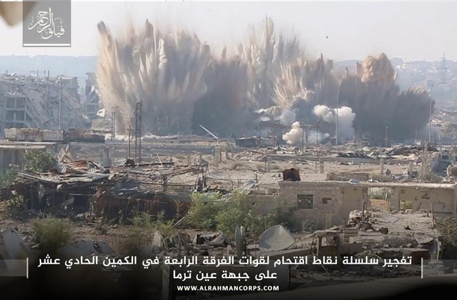 Quân Syria hứng thất bại khủng khiếp tại chiến trường ven Damascus ảnh 1