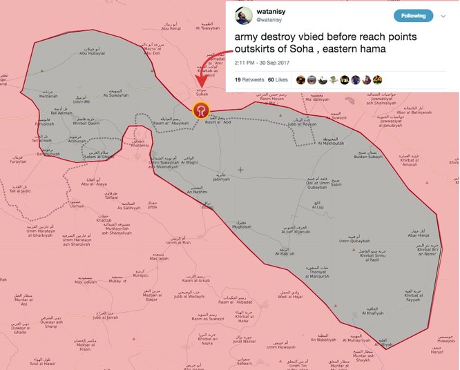 Quân đội Syria đánh bật IS, chiếm thêm hai cứ địa ở đông Hama (video) ảnh 2