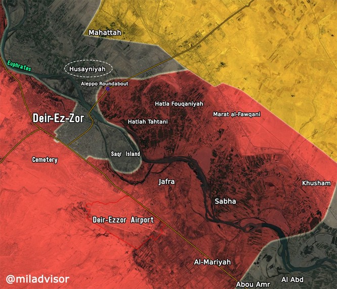 Quân đội Syria tấn công ác liệt bắc Deir Ezzor, siết chặt vòng vây IS ảnh 2