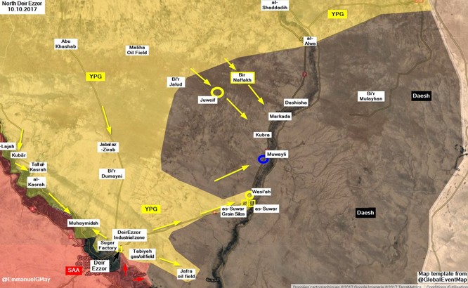 IS đột ngột tung đòn tấn công người Kurd tại Deir Ezzor ảnh 1